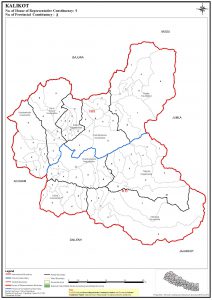 Constituency Map of Kalikot District of Nepal