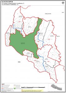 Constituency Map of Kanchanpur District of Nepal