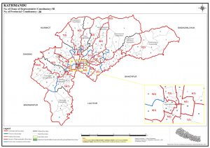 Constituency Map of Kathmandu District of Nepal
