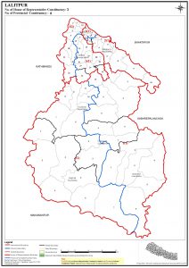 Constituency Map of Lalitpur District of Nepal