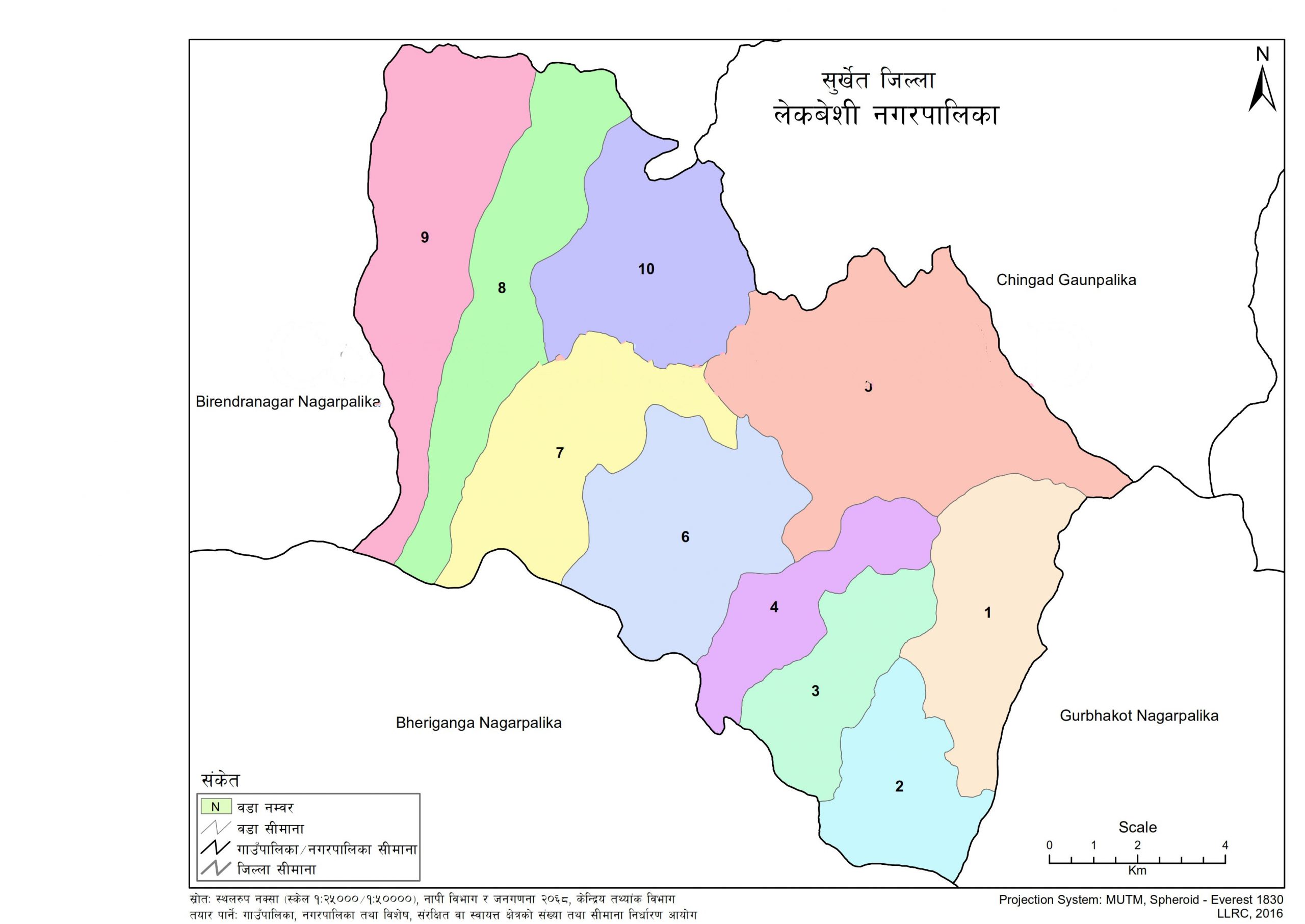 Map of Lekbeshi Municipality
