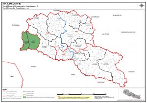 Constituency Map of Makwanpur District of Nepal