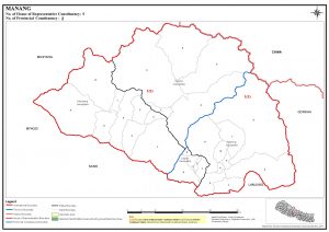 Constituency Map of Manang District of Nepal
