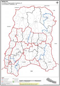 Constituency Map of Morang District of Nepal