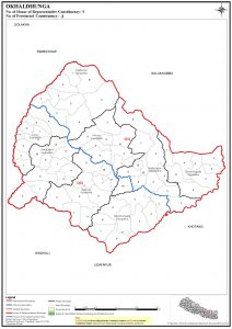 Constituency Map of Okhaldhunga District of Nepal