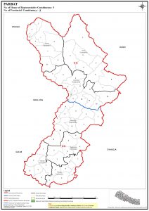 Constituency Map of Parbat District of Nepal