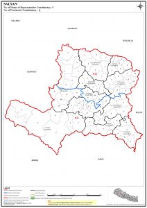 Constituency Map of Salyan District of Nepal