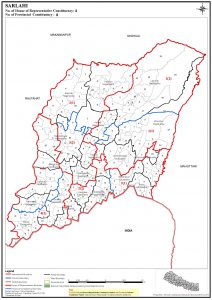 Constituency Map of Sarlahi District of Nepal