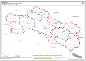 Constituency Map of Sindhuli District of Nepal