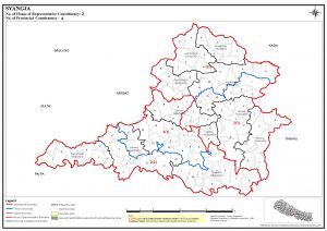 Constituency Map of Syangja District of Nepal