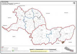 Constituency Map of Udayapur District of Nepal