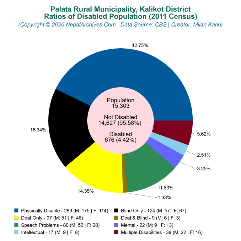 Disabled Population Charts of Palata Rural Municipality Disabled Population Charts of Palata Rural Municipality