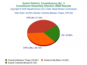 Gulmi – 3 | 2008 Constituent Assembly Election Results